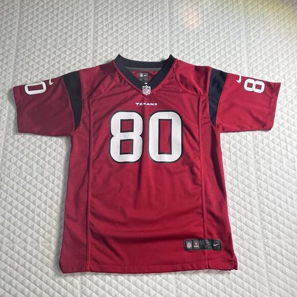 Andre Johnson #80 Houston Texans Kids Large 14/16 On Field Jersey by Nike - Picture 1 of 6